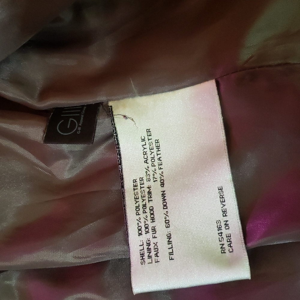 Kenneth Cole Long Down/ Feather Puffer Jacket Women's Size Medium - Picture 5 of 16